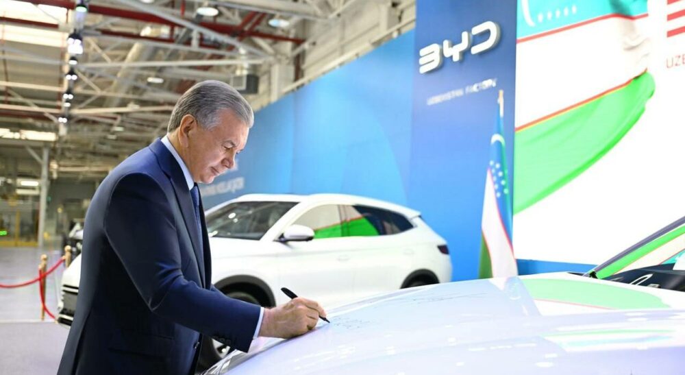 Uzbekistan hubem dla pojazdów elektrycznych